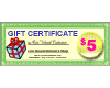Gift Certificate $ 5.00 - Click Image to Close